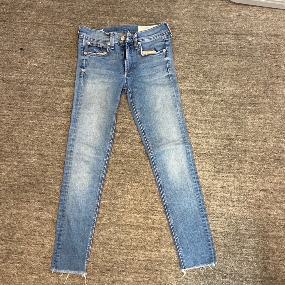 Rag and bone skinny ankle jeans size 25